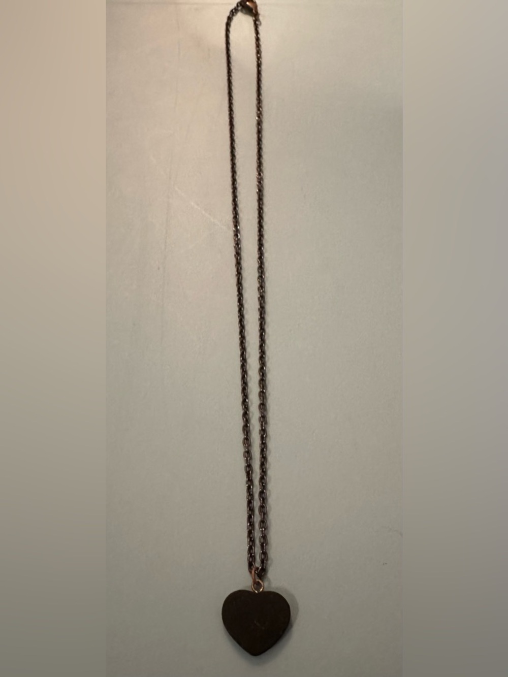 Simple Black Heart Necklace